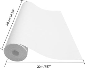 Art Paper Roll Replacement for Kid's Art Easel - White Drawing Paper Roll - Painting Sketching Paper for Easel Paper, Bulletin Board Paper, Wall Art, Present Wrap - 15