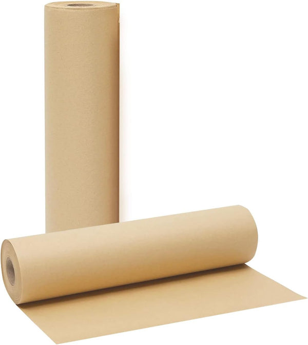 Brown Kraft Arts and Crafts Paper Roll Brown Mega Roll - 11.8" x 1181.1" / 30cm x 30m Ideal for Packing, Wrapping, Craft, Postal, Shipping, Dunnage and Parcel, Present Wrapping Paper and Kids Crafts