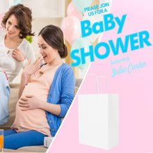 50 Pack Small White Paper Gift Bags with Handles for Parties, Gifts, Crafts, Bulk White Gift Bags, Small White Paper Bags, White Kraft Bags, White Paper Gift Bags, 15x8x21cm, 5.9