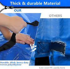 Crib Mattress Bags For Moving With Handles Crib Mattress Storage Bag Crib Size Bed Moving Mattress Protector Bag Moving Supplies & Moving Bags Outdoor Mattress Cover Waterproof,Crib Size,132x107x17cm