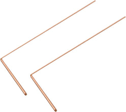 2PCS 99.9% Pure Copper Dowsing Rods Divining Rods Ghost Hunting Equipment Dowsing Rods Spiritual Versatile Divining Tool for Water Locating Spiritual Exploration Ghost Hunting Gold Detection (Classic)