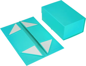 2Pcs Turquoise Box for Gift, Ideal for Baby Gift Box, Birthdays, and Anniversaries. Elegant Presentation for Precious Tokens, Magnetic Closure Cute Box - (Turquoise, 31x20x10cm)