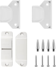 Complete Baby Gate Replacement Parts Kit - Includes Brackets, Latches, and Screws - Essential Wall Mounting Hardware Set for Retractable Baby and Pet Gates - Ideal for DoxCot Baby & Dog Gates, Gray