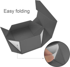 Silver Grey for Special Moments, Milestones, and Memorable Presents. Magnetic Closure, 2Pcs Bridesmaid Boxes for Proposal, Box for Gift, Jewelry Safekeeping - (Silver Grey, 31x20x10cm)