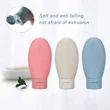 8 Pcs Travel Bottles Set,3pcs 60ML Travel Bottles & Containers,2 Cream Boxes, Waterproof Label,Small Mini Empty Plastic Squeeze Bottles, for Travel Toiletries,Shampoo and Conditioner with Storage Bag