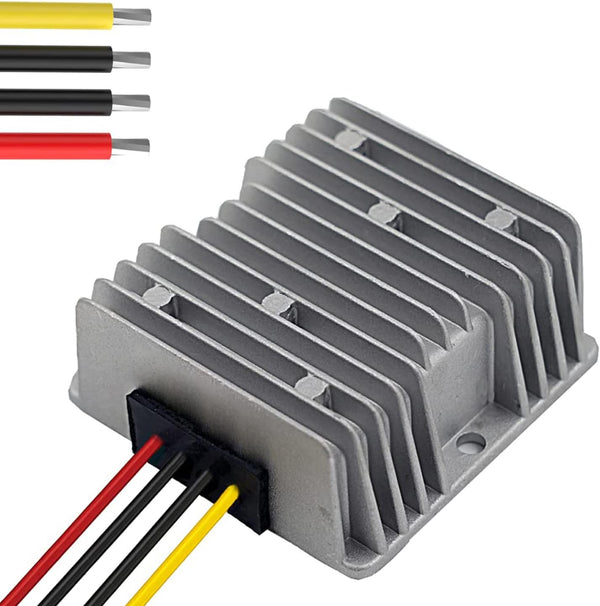 48V 36V to 12V 20A 240W Automatic Buck Boost Converter DC Step Down Voltage Converter Voltage Regulator Reducer Transformer DC/DC Power Supply Module Buck Transformer for Golf Cart Club Car forklifts