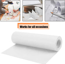 Easel Paper Roll for Arts & Crafts - Fits Most Standard Kids Easels - White Drawing Paper Roll - Painting Sketching Paper for Bulletin Board Paper, Wall Art, Present Wrap - 11.8