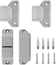 Complete Baby Gate Replacement Parts Kit - Includes Brackets, Latches, and Screws - Essential Wall Mounting Hardware Set for Retractable Baby and Pet Gates - Ideal for DoxCot Baby & Dog Gates, Gray