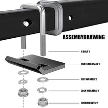 Hitch Tightener Stabilizer Universal Robust Anti-Rattle Hitch Tightener for 1.25