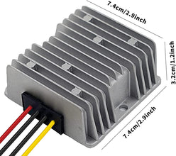 48V 36V to 12V 20A 240W Automatic Buck Boost Converter DC Step Down Voltage Converter Voltage Regulator Reducer Transformer DC/DC Power Supply Module Buck Transformer for Golf Cart Club Car forklifts