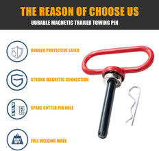 Magnetic Hitch Pin,1/2