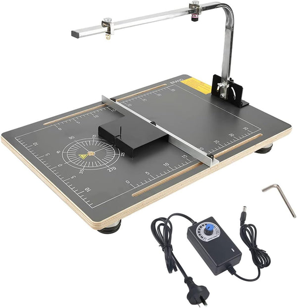 240V Hot Wire Foam Cutter Board Styrofoam Cutting Machine with Working Table Stand Foam Board Cutter DIY Foam Cutting Tool for Sponge Pearl Cotton KT Board Styrofoam Cutter Hot Wire(AU Pin Plug,240V)