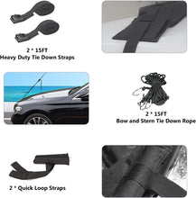 Kayak Roof Rack for Car Rack Universal Soft Roof Rack Pads for Kayak Surfboard SUP Canoe Snowboard Windsurfing with 15FT Tie-Down Straps and Storage Bag-Non-Slip Surfboard Racks for Car SUVs Trucks