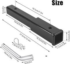 Heavy-Duty Trailer Hitch Extender - Durable 7