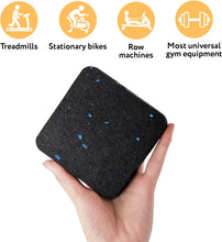 6 Pcs Anti-Slip Treadmill Mats for Floor Protection -10x10x2cm Shock Absorbent Rubber Mats for Carpet and Hardwood, Heavy Duty Durable Exercise Equipment Mats for Gym,Home Fitness,and Outdoor Sports