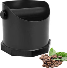 Espresso Knock Box Stainless Steel Espresso Grounds Knock Box With Removable Rubber Knock Bar, Anti-Splash Design,Dishwasher Safe Stainless Steel Used Coffee Grounds Container Disposal, Silver, 1600ml