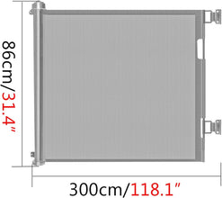 Retractable Baby Gate Retractable Screen Door Easy Installation 33