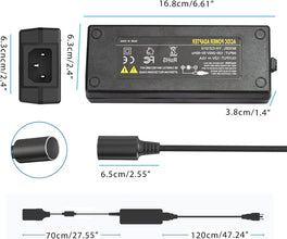 AC to DC Converter AC-100V/240V to DC-12V 10A 120W Car Cigarette Lighter Socket Power Adapter,Used for Automobile Equipment Such as Automobile Vacuum Cleaners, Car Refrigerator and Other Car Devices