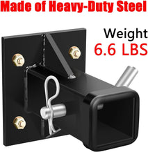 Heavy Duty Anti-Rattle Bolt-On Receiver Opening Hitch Tube Universal Hitch Wall Mount and Bolt-On Receiver Tube 2