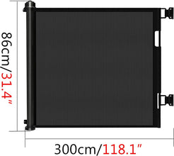 Retractable Baby Gate Retractable Pet Gates for Dogs 33