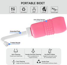 2Pcs Peri Bottle for Postpartum Care Squirt Bottle 450ml Portable Travel Bidet for Different Needs Peri Wash Bottle for Baby Female and Bedridden Patient for Postpartum Essentials, Feminine Care