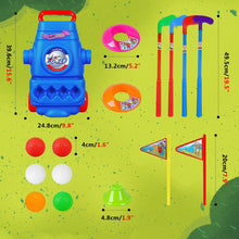 Toddler Golf Set 3-6 Years for Interactive Golf Play Set for Toddlers Sports Toy Toddler Golf Clubs Set Garden Game Promotes Physical & Mental Development Birthday Boys Girls 3 4 5 6 Year Old