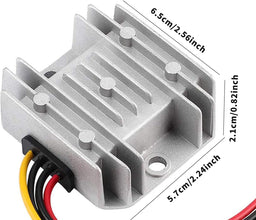DC 8V-40V to 12V 10A 120W Regulator Waterproof Module Transformer Golf CART Voltage Reducer Automatic Buck Boost Converter for Club Car LED Light,Regulator and DC-DC Converter for Car Power Supply.