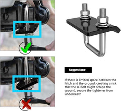 Hitch Tightener Stabilizer Universal Robust Anti-Rattle Hitch Tightener for 1.25