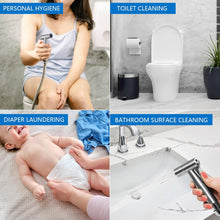 Handheld Toilet Bidet Sprayer for Toilet Variable Spray Pressure with Bidet Hose for Feminine Wash Muslim Shower Stainless Steel Bathroom Jet Sprayer Kit for Pet,Toilet, Baby Cloth Diaper Washer