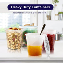 36-Pack 24 oz Plastic Meal Prep Containers with Lids - Premium Quality, Leakproof, and Freezer Safe, Reusable or Disposable - Ideal for Soups, Sauces, and Bulk Cooking - BPA-Free and Microwave Safe