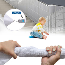 Banister Guard for Baby Stair Railing Safety Mesh Baby Gate for Stairs, Childproof Banister Guard, Essential for Kids and Pet Protection No Drilling Required - White, 90cm x 300cm (2.95ft x 9.8ft)