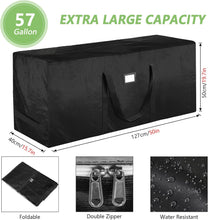 1-Pack Extra Large Moving Bags With Zippers Rug Storage Bag Totes For Storage Oversized Tote Bag Christmas Decoration Storage Christmas Storage Bag Foldable Duffle Bag For Travel Moving, 127x40x50cm
