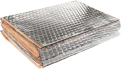 80 mil 10 sqft Silver Sound Deadening Mat for Cars - Butyl Automotive Sound Deadener for Trunk, Speaker Door Floor and Ceiling - Reduce Noise and Vibration with Noise Insulation and Dampening Material