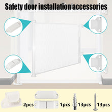 Baby and Pet Gate Repair Kit - 2 Brackets, 2 Latches, Full Wall Mounting Kit for DoxCot Retractable Baby and Pet Safety Gates - Durable Brackets, Latches, and Installation Screws Included,White