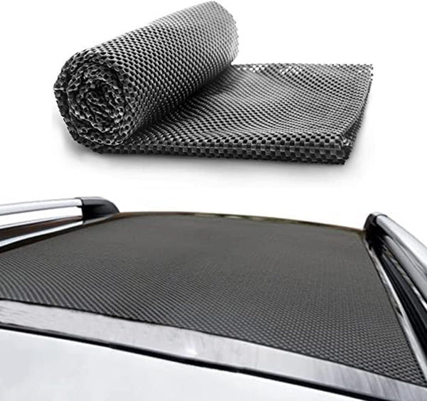 Car Roof Mat for Cargo Bag Mesh Rubber Mat for Car Roof Carrier Bag, Anti-Slip, Extra-Cushioning, Car Roof Padding, and Home Rubber Mat,Grip, Universal Usage,Car Roof Racks