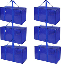 1-Pack Extra Large Moving Bags With Zippers Rug Storage Bag Totes For Storage Oversized Tote Bag Christmas Decoration Storage Christmas Storage Bag Foldable Duffle Bag For Travel Moving, 127x40x50cm