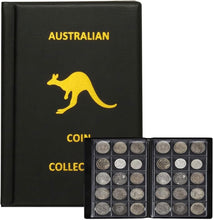 Coin Collection Holder Album for Collectors, 16 Pages 240 Pockets 4.5 x 4.5cm(1.77 x 1.77 Inch) Coin Albums Penny Collecting Book,Coin Storage Album Books for Coin Storage, Tokens (Black, 240 Pockets)