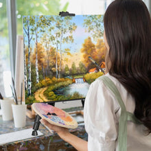 Silver Artist Easel Stand - Adjustable Aluminum Tripod Art Easel for Painting Easel Stand for Painting Easel for Adults with Carry Bag for Tabletop/Floor Painting & Display, Height 19-62