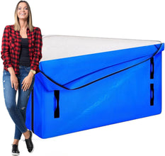 King Mattress Bag For Moving Mattress Cover King Size Mattress Moving Bag For Moving Bed Cover Heavy Duty Tarp Reusable Mattress Storage Bag Easy Carrier Mattress Moving Cover (King Size,208x200x38cm)