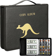 30-Pocket Coin Collection Pages, Coin Collection Supplies Standard 9-Hole Binder Compatible Coin Binder 3.5x3.5cm Pocket Size Coin and Stamp Collecting Supplies (30Pocket,3.5x3.5cm,15 Sheet)